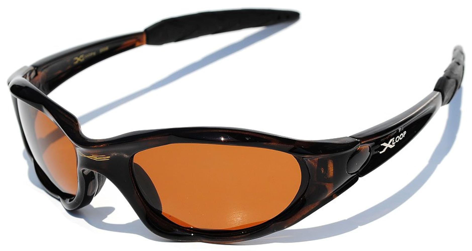 Amazon.co.jp: X-Loop Polarized Sunglasses, Brown Frame